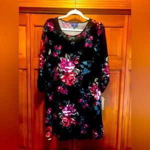 Knee Length Floral Dress